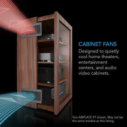 AC INFINITY AIRPLATE P7, QUIET CABINET COOLING FAN SYSTEM, THERMAL TRIGGERING AI-APP7
