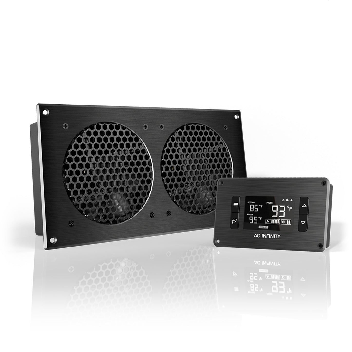 AC INFINITY AIRPLATE T7 HOME THEATER + AV QUIET CABINET COOLING FAN SYSTEM AI-APT7