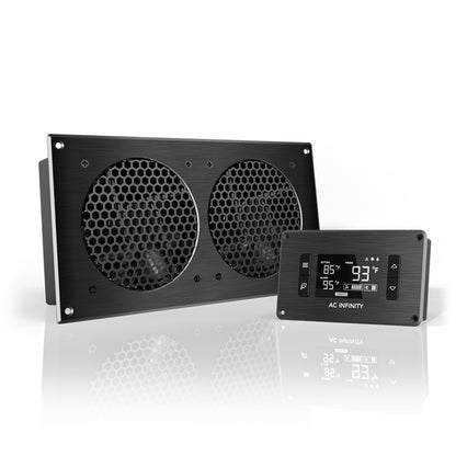 AC INFINITY AIRPLATE T7 HOME THEATER + AV QUIET CABINET COOLING FAN SYSTEM AI-APT7