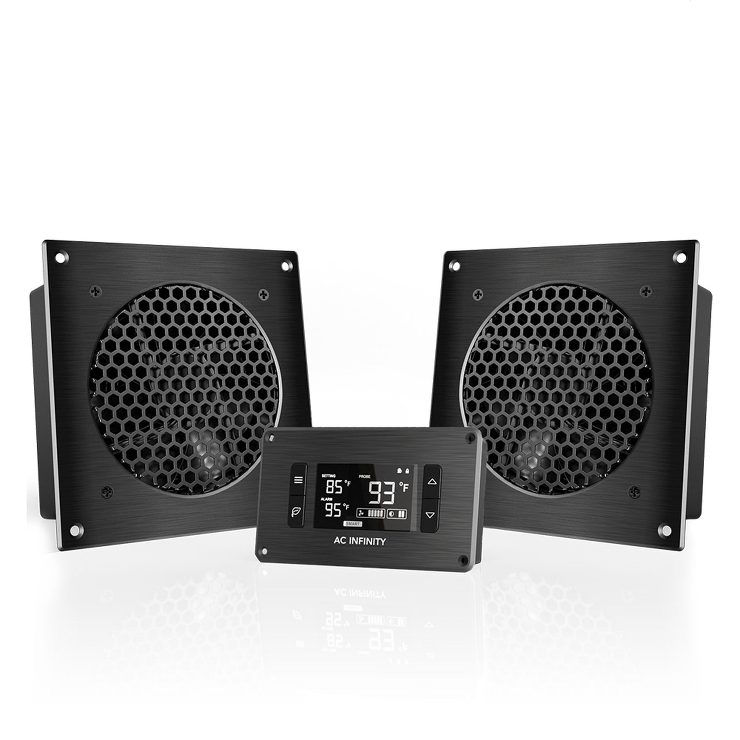 AC INFINITY AIRPLATE T8 HOME THEATER + AV QUIET CABINET COOLING DUAL-FAN SYSTEM AI-APT8