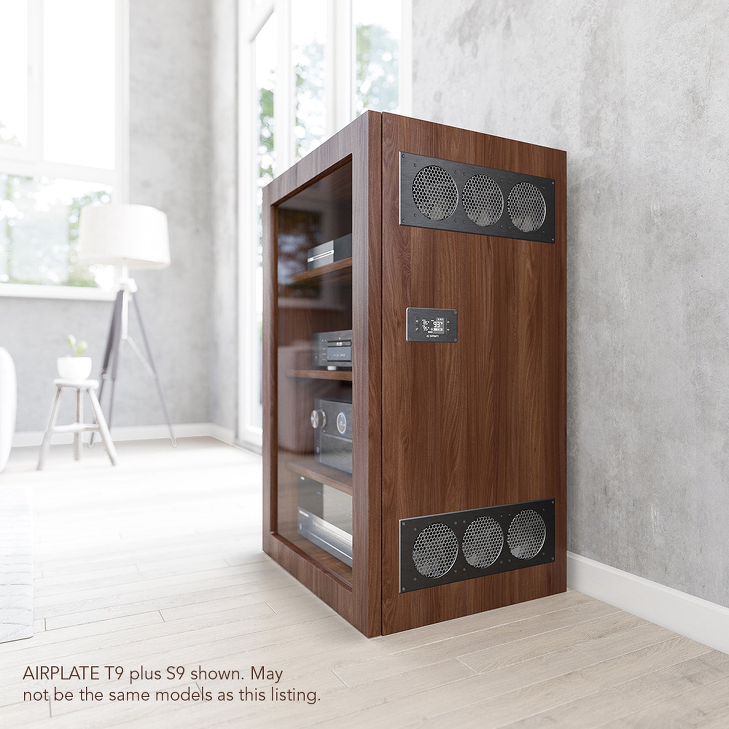 AC INFINITY AIRPLATE T9 BLACK COOLING FAN SYSTEM AI-APT9