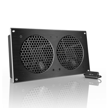 AC INFINITY AIRPLATE S7 HOME THEATER + AV QUIET CABINET COOLING FAN SYSTEM AI-CFD120BA