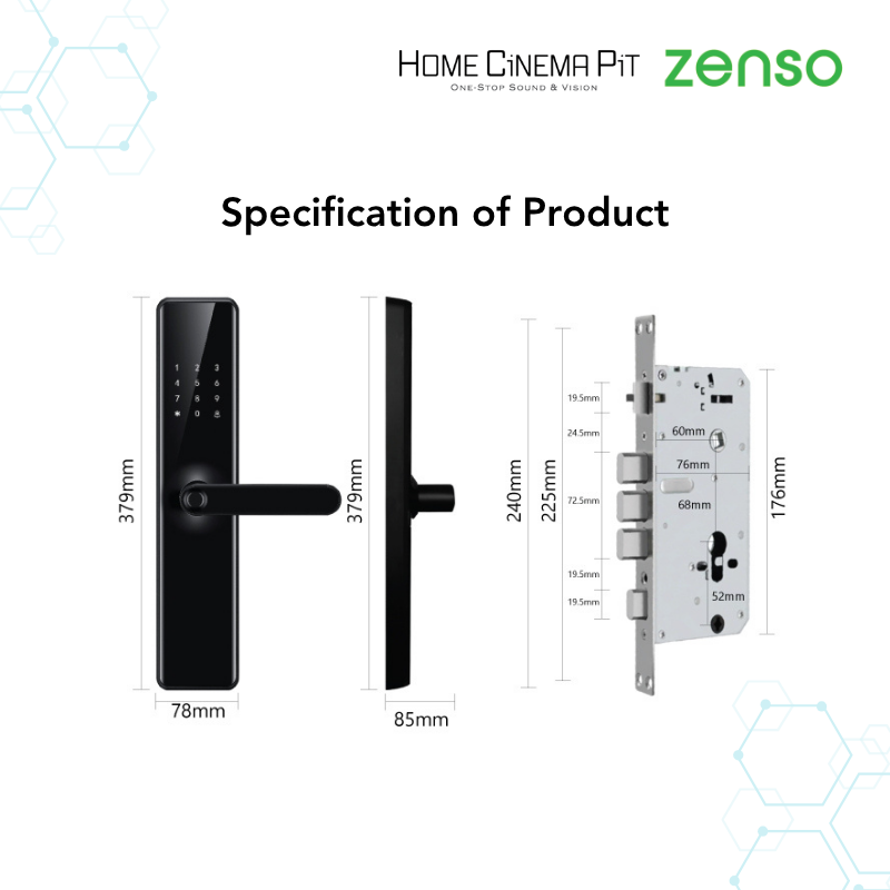 ZENSO ADVANCED SMART DOOR LOCK ZDL120