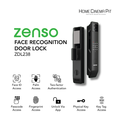 ZENSO FACE RECOGNITION SMART DOOR LOCK ZDL238