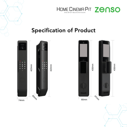 ZENSO FACE RECOGNITION SMART DOOR LOCK ZDL238