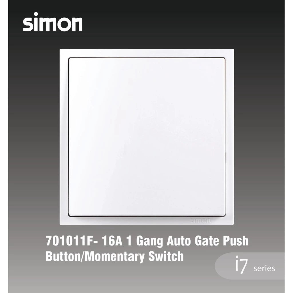 SIMON I7 SERIES SWITCH / SWITCHES & SOCKET OUTLET (MATT WHITE)