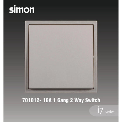 SIMON I7 SERIES SWITCHES & SOCKET OUTLET (GOLDEN CHAMPAGNE)