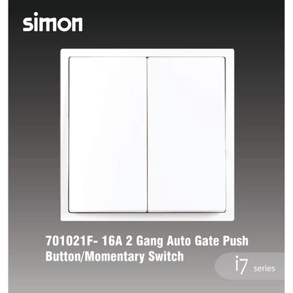 SIMON I7 SERIES SWITCH / SWITCHES & SOCKET OUTLET (MATT WHITE)