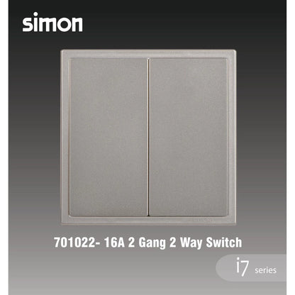 SIMON I7 SERIES SWITCHES & SOCKET OUTLET (GOLDEN CHAMPAGNE)