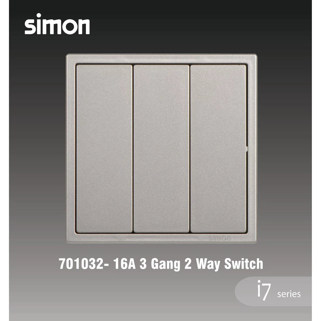 SIMON I7 SERIES SWITCHES & SOCKET OUTLET (GOLDEN CHAMPAGNE)