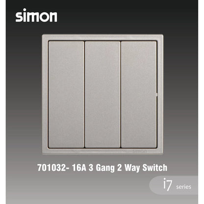 SIMON I7 SERIES SWITCHES & SOCKET OUTLET (GOLDEN CHAMPAGNE)