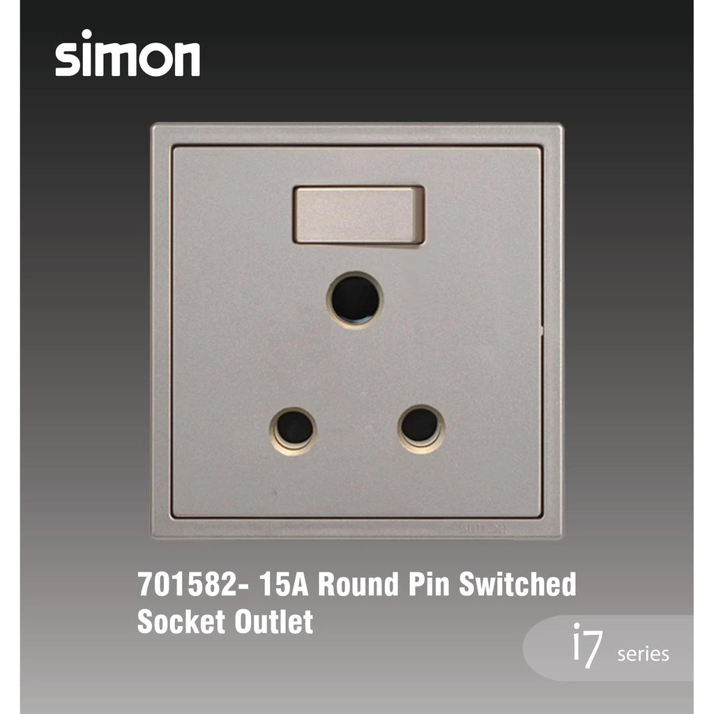 SIMON I7 SERIES SWITCHES & SOCKET OUTLET (GOLDEN CHAMPAGNE)