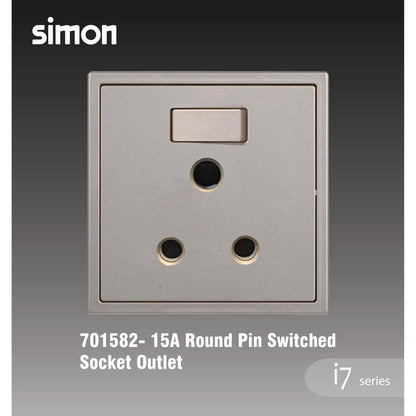 SIMON I7 SERIES SWITCHES & SOCKET OUTLET (GOLDEN CHAMPAGNE)